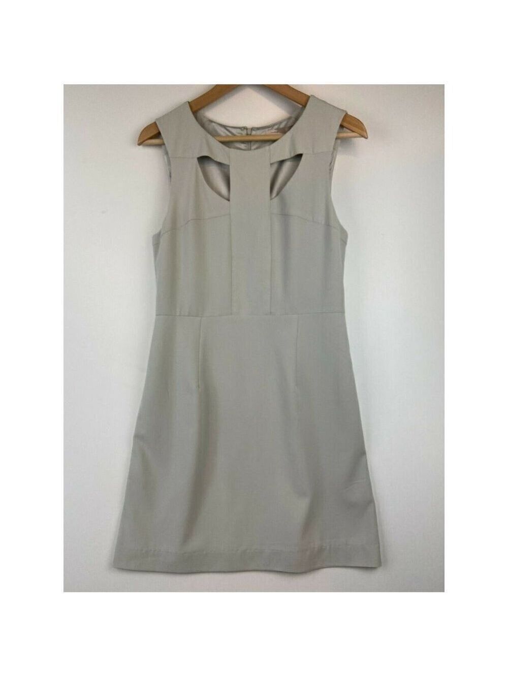 Forever 21 Women's Sleeveless Dress Light Grey Size M